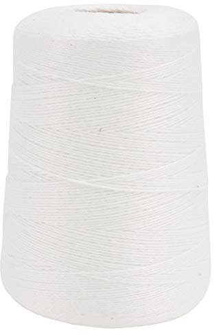 Cabilock Corda Di Cotone Intrecciata Corda Per Avvolgere Salsicce e Maiale Per Appendere e Confezionare Resistente e Morbida Di Spessore Rotolo
