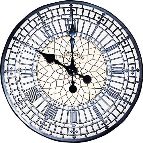 St Helens Home & Garden Big Ben Design Water Resistant Outdoor Clock 300mm / 12 - Sit back, relax and let time pass you by