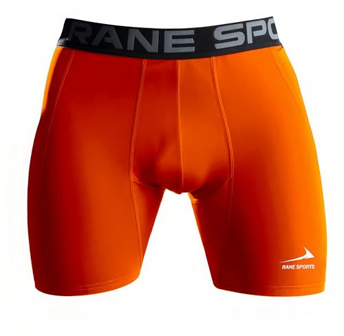 Rane Sports Pantalones Cortos de compresión funcionales para Hombre, Mallas Interiores de Secado rápido, Pantalones Cortos Transpirables para Correr con Bolsillos Laterales.