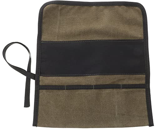 Uonlytech Trousse À Outils Enroulable En Toile Organisateur Pour Ciseaux À Bois Et Outils De Sculpture De Rangement Compact Pour Bricolage Et Menuiserie