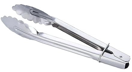 Brotklammer Edelstahl Lebensmittelklammer Edelstahl Grillklammer Lebensmittelklammer Metallspieße Salatzange Küchenzange Edelstahl Buffetzange Salathalter Grill