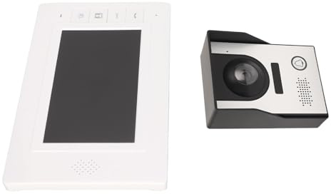 Interphone Filaire Mains Libres, Sonnette d'Interphone Exquise, 25 Sonneries pour la Maison (Prise UE 100‑240 V)