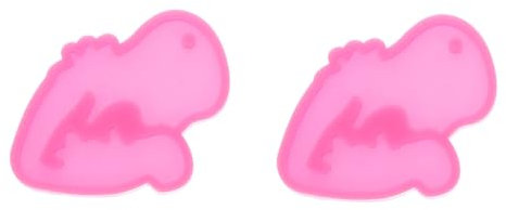 EXCEART Silikon-anhängerformen 2-teilig Schmuckherstellungsset für Kunstharz Epoxidharz Gummibonbon-formen für Kristall-epoxid-