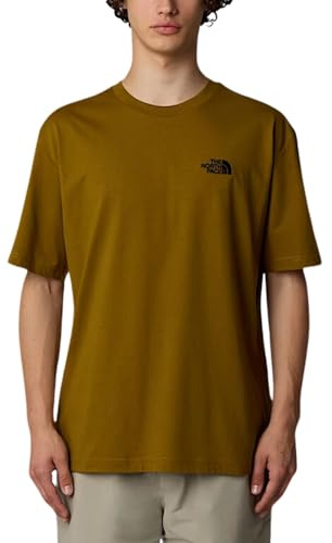 The North Face NF0A87NR1OB1 S/S Essential Oversize Tee T-Shirt Homme Moss Green Taille S