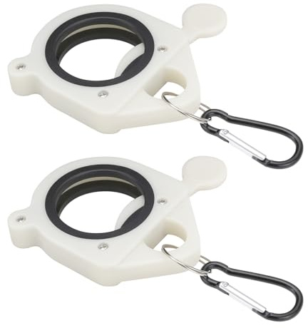 eMagTech 2 Stück Kabelbinder mit Reißverschluss Leuchtende Organizer Halterung Kabelbinderhalterung aus Kunststoff 9 X 8,5 cm Geeignet Zum Ordnen Und Verfolgen von Drähten Und Kabeln