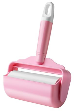 VALCLA Lint Roller Quitapelusas de Papel Adhesivo rasgable, Cepillo for Pelusas, Rodillo for Pelusas, Cepillo for Pelusas, removedor de Pelusas(Pink)
