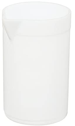 Garneck Ptfe Beaker Heat Resistant Laboratory Glassware with Stable Base and Tapered Pour Spout for Chemistry Research and Educational Use