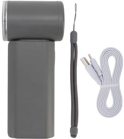 Ventilateur Portable de Poche 80 000 TR/Min, Puissant Mini Ventilateur Turbo, Batterie Rechargeable USB 3 000 mAh, 5 Vitesses, Format Compact idéal pour Les Voyages en extérieur.