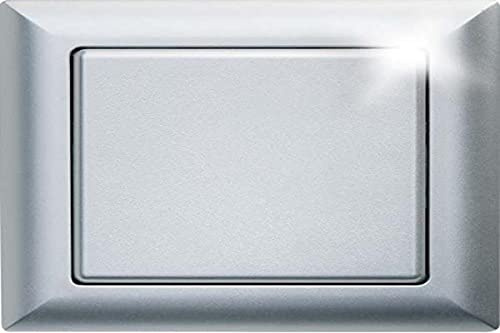 Eltako Funktaster aluminium lackiert, batterie- und leitungslos. Mit Wippe und Doppelwippe FT55-al