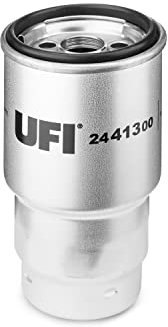 UFI Filters, Filtro Gasolio 24.413.00, Filtro Carburante per Ricambio, Adatto ad Auto, Applicabile su Diversi Modelli Cummins, Mazda, Subaru e Toyota
