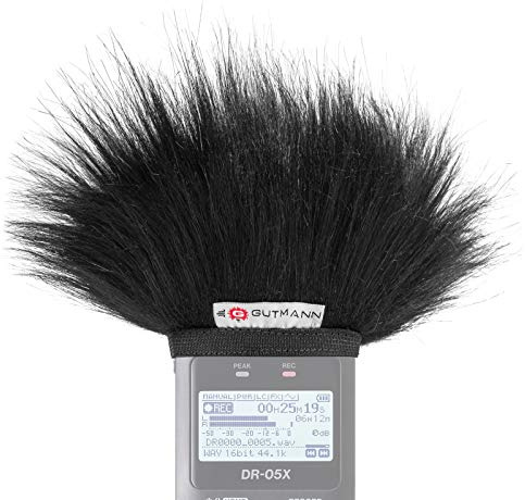 Gutmann bonnette Anti-Vent Protection Contre de Bruit Le Vent pour Tascam DR-05 / DR-05 V2 / DR-05X | Made in Germany