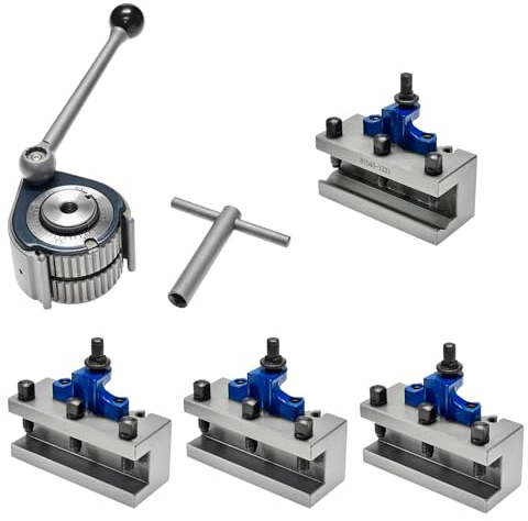 WABECO Schnellwechsel Stahlhalter Set Größe A System Multifix mit Bohrstahlhalter und Drehstahlhalter