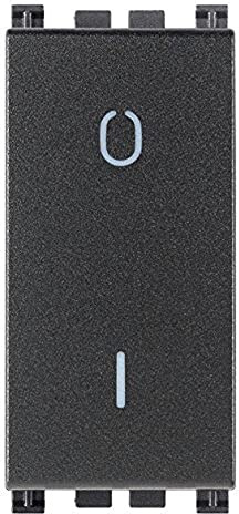 Vimar Interruttore 2P 16Ax, Grigio