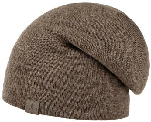 LIERYS Fine Merino Long Beanie Strickmütze Oversize Made in Germany Unisex Sommer Winter