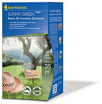 Kiepenkerl Rasen für trockene Standorte 'Sunny Green'-1 kg Pack