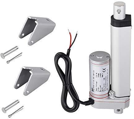 AUTOUTLET Linearmotor Verstellantrieb Toröffner Linear Actuator Heavy Duty 330lbs Linearantrieb 12v DC 1500N 100mm Elektromotor Linearmotor Elektro Zylinder Schubstangenmotor für Auto Möbel usw