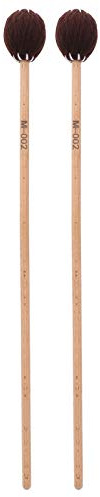 Marimba Mallets, Ergonomic Design, Durable Construction, Percussion Mallets, Round Head Beech Handle for Musicians, Educators, Home Entertainment