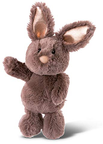 NICI 46334 Kuscheltier Hase Dunkelbraun 20cm – Plüschtier für Mädchen, Jungen & Babys – Flauschiges Stofftier zum Spielen, Sammeln & Kuscheln – Gemütliches Schmusetier