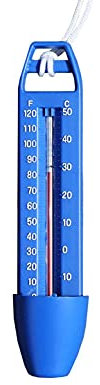 LOWENERGIE Shatter-Resistant Floating Pool Thermometer with String & Float – Accurate Water Temperature Monitor for Pools, Spas, Hot Tubs & Ponds