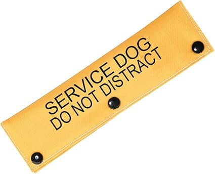 Service Dog Leash Sleeve - Do Not Distract, Do Not Pet, Working Dog Wrap (SERVICE DOG D)