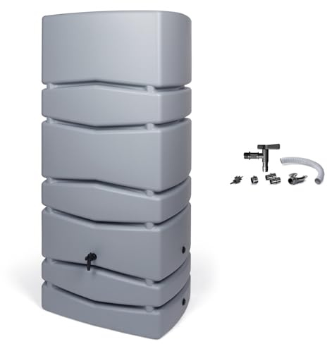 Kreher XXL Wassertonne Aqua Tower, 650 L, Grau