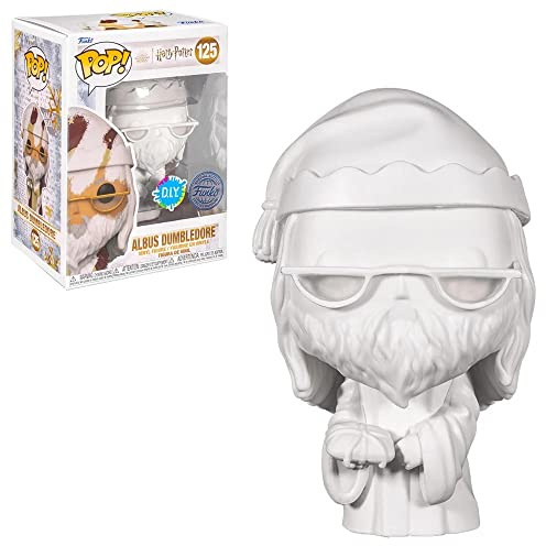 Funko Pop! HP: HP Holiday - Albus Dumbledore - (DIY) - Weiß - Harry Potter - Vinyl-Sammelfigur - Geschenkidee - Offizielle Handelswaren - Spielzeug Für Kinder und Erwachsene - Movies Fans