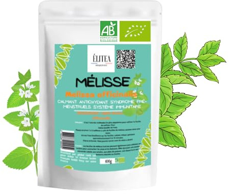Tisane de Mélisse Bio en Vrac – Infusion Calmante pour Stress, Relaxation et Moments de Sérénité