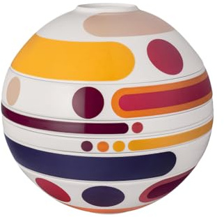Villeroy & Boch – La Boule Miami Dinner-Set 7 teilig Bunt, Spülmaschinenfest, Mikrowellensicher, Geschirrset Modern mit Tellern und Schalen, Tafelservice, Deko, Geschirr Keramik, Premium Porzellan