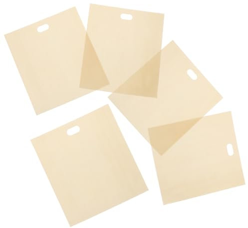 ORFOFE 5stücke Wiederverwendbare Toasterbeutel Für Toast Sandwiches Oder Snacks Hitzebeständig Bis Leicht Zu Reinigen Und Vielseitig Einsetzbar in Toaster Mikrowelle Oder Backofen