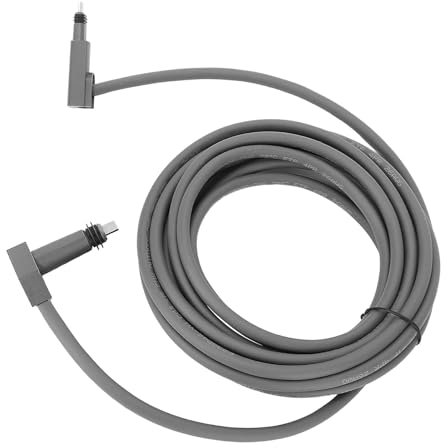 Fafeicy Cable Satelital Rectangular a Prueba de Agua Conexión de Antena Parabólica Gen 2 Estable y Duradera (16,4 pies/5 m)