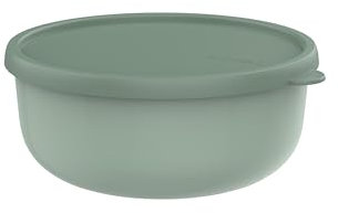 Mepal - Récipient pour micro-ondes Lumina - Boîte hermétique alimentaire avec couvercle pour frigo, congélateur, four vapeur, micro-ondes et lave-vaisselle - Bol de service - 1500 ml - Nordic sage