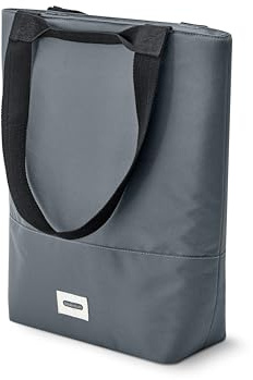 Black+Blum Insulated Tote Bag, 16L - Leak Proof Tote Bag for Adults with Zip - Made with Recycled PET and BPA Free - Food Bag for On The Go, Moss