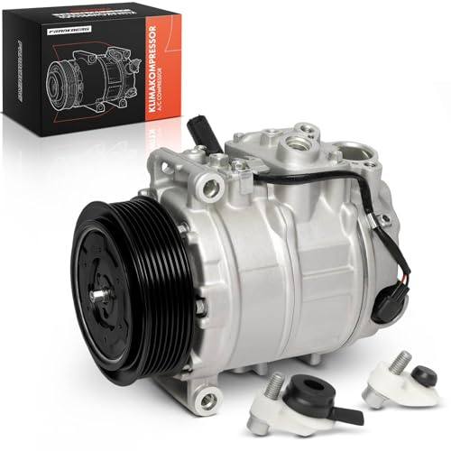 Frankberg Compresor de aire acondicionado con embrague 0002308611 | Compatible con: Autobús Vito W639, Viano W639, Chasis/plataforma plana Clase E VF211, Sprinter 35-T Caja B906