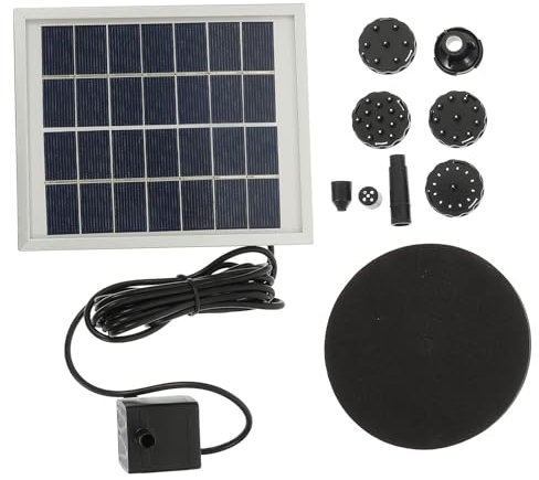 Happyyami Solarbetriebene Schwimmende Wasserpumpe Für Poolteich Springbrunnenpumpe Mit Filter Solarbrunnen Für Garten Und Parkdekoration Solarteichpumpe Ohne Batterie Oder Strom