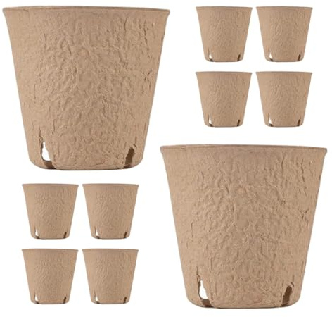 BESPORTBLE 50 Piezas Macetas Cuadradas para Iniciar Plantas Macetas de Germinación Orificios de Drenaje para Vivero Accesorios para Invernaderos para Flores Plantas y Verduras