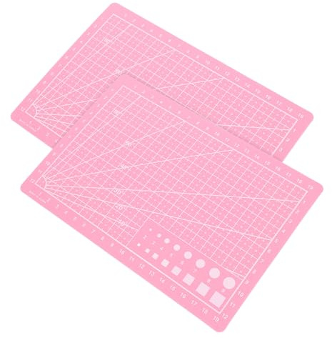 2 Stück Doppelseitige Schneidematten A5 für Nähen und Scrapbooking