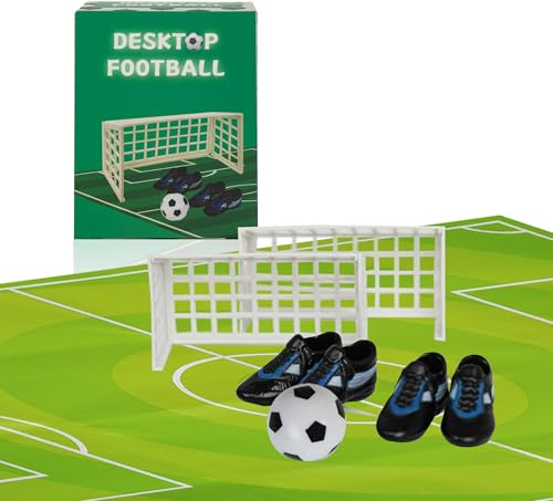 Diabolical DP1348 Desktop-Fußballspiel - Fußballgeschenke für Männer, Wichtelgeschenke für Arbeitskollegen unter 4,5 kg, lustiges Schreibtischzubehör, 10 Jahre alte Geschenke für Jungen