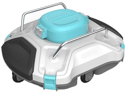 AYJYZHIAG Robot Nettoyeur de Piscine Automatique, Filtre, aspirateur, Nettoyage sous-Marin, électrique sans Fil(Sky Blue)