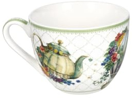 BRANDANI 51852 Tazza Colazione Wonderland in New Bone China 500 ml