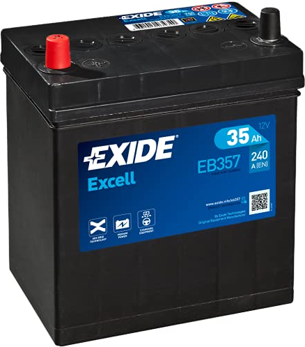 EXIDE Excell EB357 Batterie de Voiture 35Ah 240A