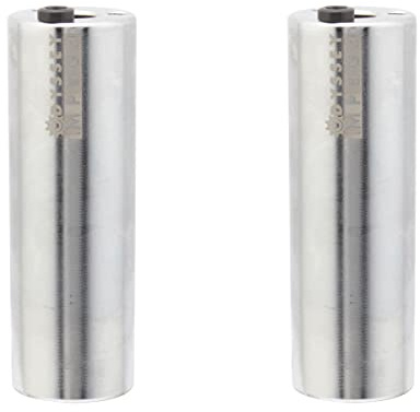 Odyssey Chrom-Molybdän-Stahl BMX MPEG Pegs | Chrome | 14 mm mit 3/8-Zoll-Adaptern | 10,2 cm x 3,5 cm | 250 g | Vorder/Hinter | Fahrrad