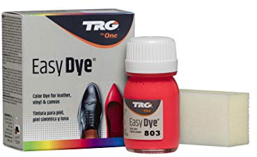 TRG The One Easy Dye, Farbe zur Wiederherstellung der Lederschuhfarbe, Rot (803 Red Fluorescent), 25 ml