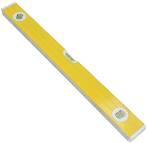 24 Cast Builders Level Scaffold Tools Spirit Level Ribbed Box Section TE390