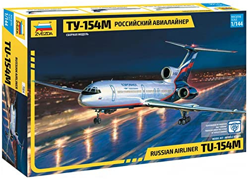 Zvezda Z7004 500787004 - 1:144 Tupolev TU-154M Airliner