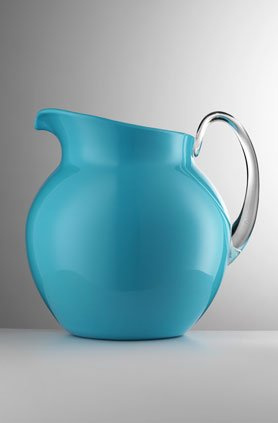 Mario Luca Giusti palla glazed brocca turchese