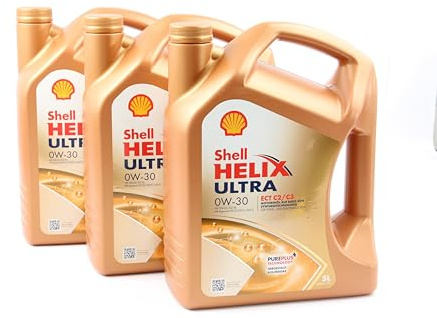 3x5 Liter Shell Helix Ultra ECT C2 / C3 0W-30 Motoröl, 5 Liter