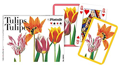 Piatnik - 2389 - Jeu de 2 Tulips 2 x 55 Feuilles