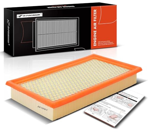 A-Premium Engine Air Filter Compatible with Ford, Lincoln, Mazda & Mercury Models - Explorer(11-23), Fusion(10-12), Taurus, 6, MKZ, CX-9, MKX, Flex, MKS, Aviator, Edge, Sable, 2.3L 3.0L 3.5L 3.7L