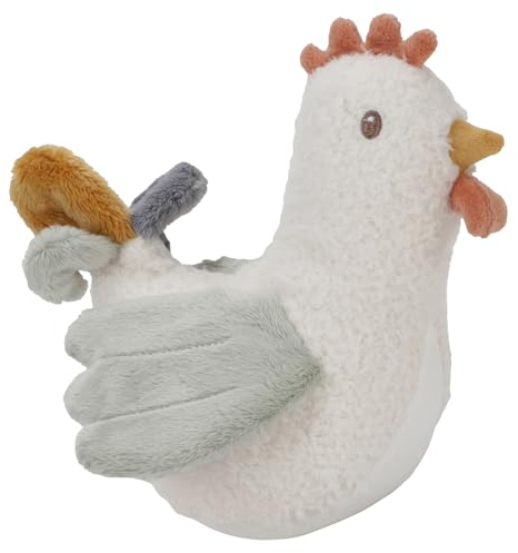 Little Dutch 8803 Stehauffigur Stofftier Huhn weiß - Little Farm