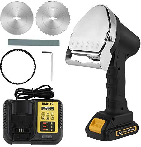 Machine à Kebab trancheuse à Viande Manuelle avec Lames Batterie au Lithium Rechargeable Couteau à Kebab électrique Professionnel sans Fil Portable